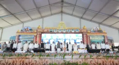 CM DK Shivakumar Lays Foundation, Inaugurates Works in Kollegal