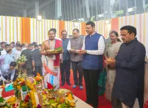 CM Fadnavis attends Nagpur Airport handover to GMR