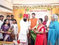 CM Fadnavis Attends Remarriage of COVID Widow in Nagpur
