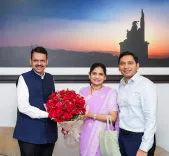 CM Fadnavis backs Dr Smita Jadhav for Pune Graduate constituency