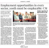 CM Fadnavis Calls for Employment in Every Sector, Stresses Youth Employability