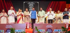CM Fadnavis, Gadkari break ground on 3 Pune elevated highways