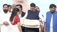 CM Fadnavis Honours Annabhau Sathe's Family, UPSC Topper in Mumbai