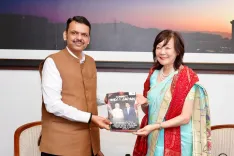 CM Fadnavis Hosts Akie Abe at Mumbai's Varsha, Celebrates India-Japan Bonds
