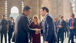 CM Fadnavis Hosts Marco Rubio at Gateway of India