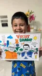 CM Fadnavis moved by child artist Mihan's Viksit Bharat vision