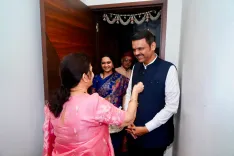 CM Fadnavis receives ₹11 lakh donation for drought relief at Pune visit