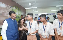 CM Fadnavis Talks Ambedkar, Civics With BMC Students