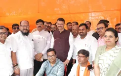 CM Fadnavis Tours Nagpur Booths for MLC Graduate Polls