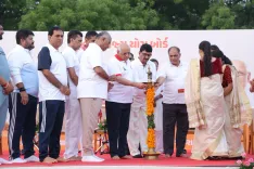 CM Gujarat urges yoga adoption for Viksit Bharat on Yoga Day