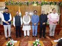 CM Hemant Soren attends swearing-in of new Jharkhand info commissioners