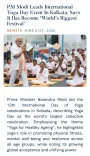 CM Himanta Backs PM Modi's Yoga Day Event In Kolkata
