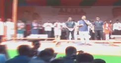 CM Himanta Campaigns for NDA's Devasish Sharma in Nagaon