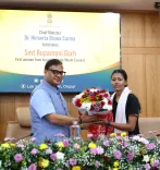 CM Himanta felicitates Assam's first Everest woman, ITBP climber