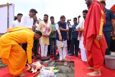 CM Himanta Lays Foundation for ₹20 Cr Admin Hub at Palashbari