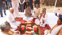 CM Himanta lays foundation of JK Lakshmi Cement plant in Dima Hasao