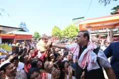 CM Himanta pledges Barak Valley growth, cites Durga blessings