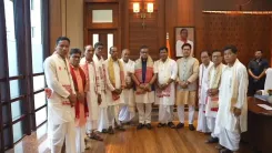 CM Himanta Receives Centenary Invite from Sankardev, Madhabdev Bodies