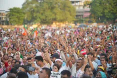 CM Himanta Sarma Visits Barpeta, Flags No Protest Traction