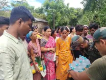 CM Himanta Thanks Indian Army for Assam Flood Relief