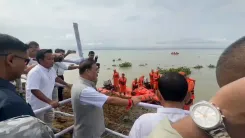 CM Himanta Visits Chabua Erosion Site, Plans IIT-G Meet