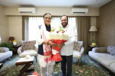 CM Himanta Wishes Keshab Mahanta, Cites Disaster Work