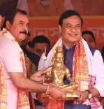 CM Himanta Wishes Lumding MLA Sibu Misra on Birthday