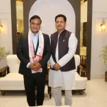 CM Himanta Wishes MLA Bhupen K Borah on Birthday