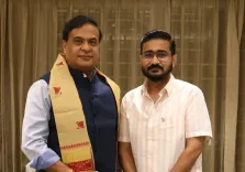 CM Himanta Wishes MLA Rishi Raj Hazari on Birthday