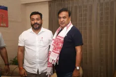 CM Himanta wishes MLA Victor Kumar Das on birthday