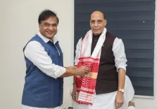 CM Himanta Wishes Rajnath Singh on Birthday, Hails Defence Vision