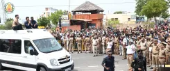 CM Joseph Vijay Holds Road Show in Karur to Public Acclaim