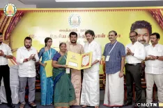 CM Joseph Vijay launches HANDTEX 2026 and Co-optex e-store on National Handloom Day