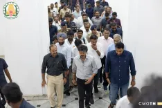 CM Joseph Vijay Reviews Chennai Flood Relief at Ripon Building