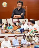 CM Joseph Vijay Reviews Law and Prisons Departments at Secretariat