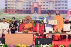 CM Majhi at Jagadguru Kripalu Vishwavidyalaya launch in Cuttack