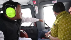CM Majhi conducts aerial survey of Odisha flood zones