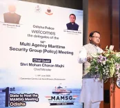 CM Majhi Opens 14th Maritime Security Meet in Bhubaneswar