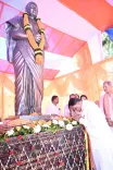 CM Majhi Unveils Statue of Odisha's First Woman MLA Sarala Devi