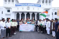 CM Manik Saha Addresses Independence Day Event at Maharaja Bir Bikram College