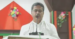 CM Manik Saha at Partition Remembrance Day 2026, MBB College
