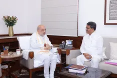 CM Manik Saha Briefs Amit Shah on Tripura's Development