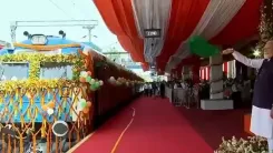CM Manik Saha Hails India's First Hydrogen Train Launch