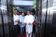 CM Manik Saha inaugurates lift at Agartala Press Club