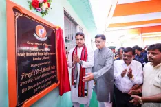 CM Manik Saha Inaugurates Renovated Bhagat Singh Gymnasium in Khowai