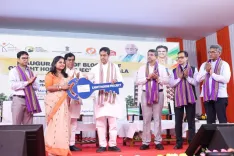 CM Manik Saha Inaugurates Two Blocks of Agartala Light House Project