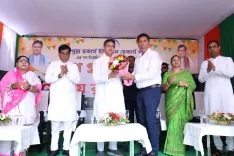 CM Manik Saha joins blood donation camp at Agartala Hawkers Corner