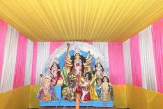 CM Manik Saha joins Durga Puja parikrama at Barodowali