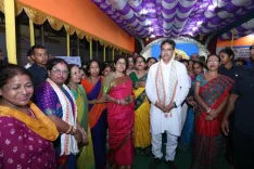 CM Manik Saha joins Maha Shashthi Durga Puja parikrama in Tripura