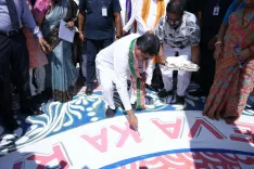 CM Manik Saha joins Seva Sankalp Rangoli event at Ujjayanta Palace